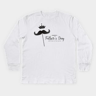 Happy Fathers Day T-Shirt Kids Long Sleeve T-Shirt